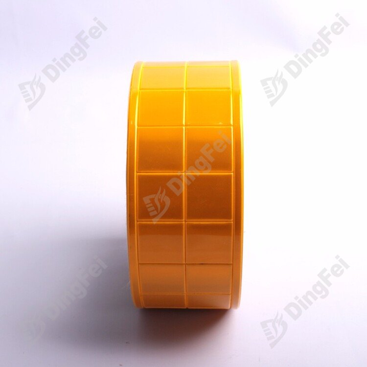 Fluorescent Orange PVC Reflective Tape For Clothing - 